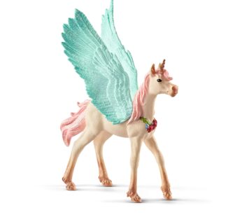 Schleich bayala, Unicorn Toys for Girls and Boys, Decorated Baby Unicorn Pegasus Toy Figur