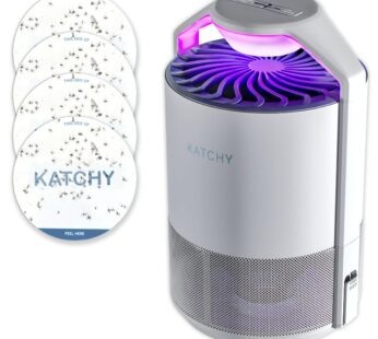 Katchy Indoor Insect Trap – Catcher & Killer for Mosquitos, Gnats, Moths, Fruit Flies – No