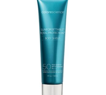 Colorescience Sunforgettable Total Protection SPF 50 Body Shield, 4 fl. Oz (Pack of 1)