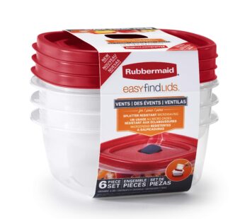 Rubbermaid Easy Find Lids Food Storage and Organization Containers