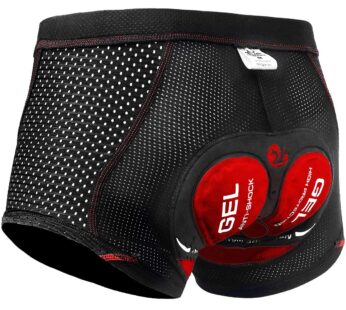 X-TIGER Men’s Cycling Underwear Shorts 5D Padded Gel,MTB Biking Shorts Pants with Breathab