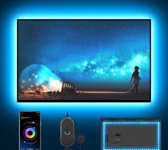 Nexillumi LED Lights for TV, 13.2ft TV LED Backlight for 32-65 Inch, RGB LED Strip Lights