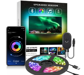 Nexillumi LED Lights for TV, 6.56ft TV LED Backlight for 24-31 Inch, RGB LED Strip Lights