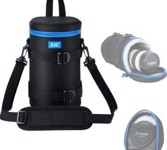 JJC Water Resistant Deluxe Lens Pouch Case Bag, Compatible with Canon EF RF 600mm f11 is S