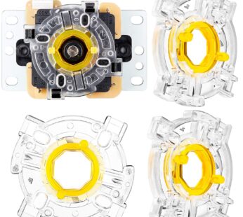 Blulu 4 Pieces GT-Y Octagonal Restrictor Gate 8 Ways Restrictor Plate for JLF Joysticks