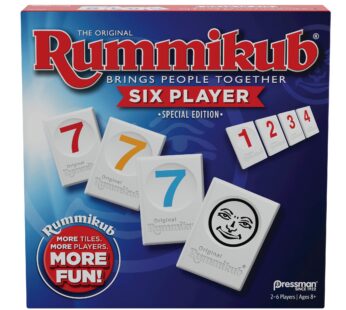 Rummikub Six Player Edition – The Classic Rummy Tile Game – More Tiles and More Players fo