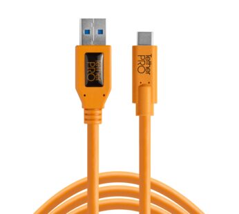 Tether Tools TetherPro USB 3.0 to USB-C Cable | for Fast Transfer and Connection Between C