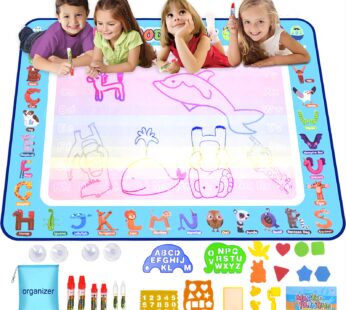 Doodle Mat Large Water Writing Doodle 40 x32 inch Drawing Mat for Kids Toys Girls Boys