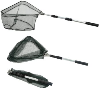 RESTCLOUD Fishing Landing Net with Telescoping Pole Fishing Net Freshwater Fishing Net for