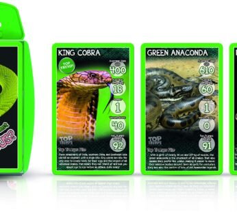 Snakes Top Trumps Card Game, One size (002876)