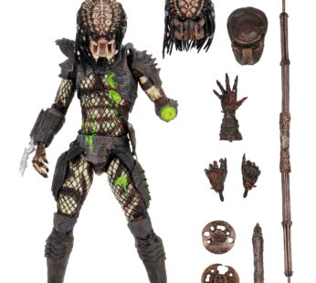 NECA – Predator 2 Ultimate Battle Damaged City Hunter 7 Action Figure, Battle Damaged City