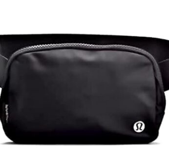 Lululemon Athletica Everywhere Belt Bag, Black, 7.5 x 5 x 2 inches