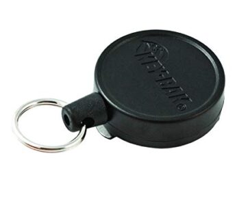 KEY-BAK MID6 Retractable Belt Key Holder with 36″ Retractable Cord, 6 oz. Retraction, Stee