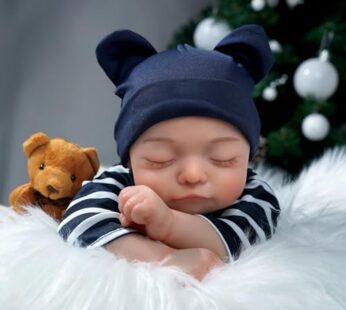 JIZHI Lifelike Reborn Baby Dolls – 18-Inch Realistic-Newborn Baby Dolls Boy Soft Body Real