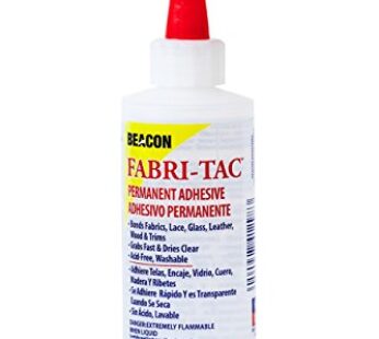 Beacon Fabri-Tac Permanent Adhesive, 4-Ounce (FT4D),1123-34