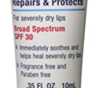 Aquaphor Lip Protectant Plus Sunscreen SPF 30 0.35 Ounce (Pack of 3)