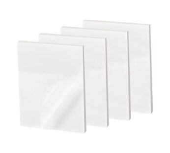 iKyce Transparent Sticky Notes Large? 2.8 x 3.8 inch Translucent Self-Sticky Notes Wide, 2