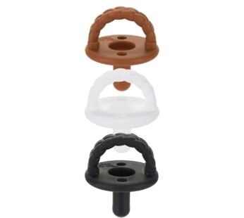Itzy Ritzy Silicone Pacifiers for Newborn – Sweetie Soother Pacifiers Feature Collapsible