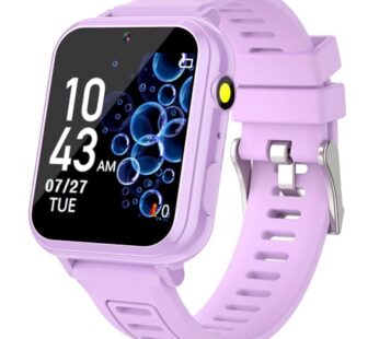 Kids Game Smart Watch Gifts for Girls Age 4-12, 24 Puzzle Games HD Touch Screen Smart Watc