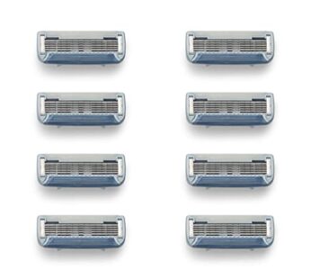 Bulldog Mens Skincare and Grooming Original Razor Blades Refills for Men, 8 Count