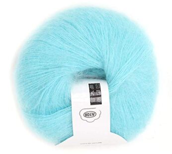 Wool Yarn, 1pc Soft Knitting Angora Long Wool Yarn for Knitting Scarves Sweater Crafts 26