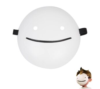 RRANYF Dream Mask, Halloween White Mask, The Dream – Mask Music Song Video same,Singers Ma