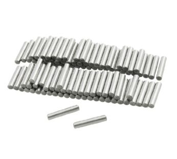 uxcell 100 Pcs Stainless Steel 3mm x 15.8mm Dowel Pins Fasten Elements