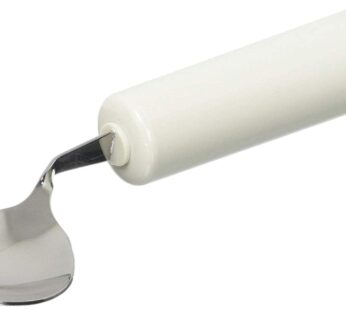 Homecraft Queens Angled Cutlery, Right-Handed Angled Spoon, Lightweight Ergonomic Adaptive