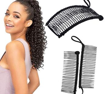 Stretchy Banana Hair Clip Vintage Clincher Comb Tool for Thick Thin Curly Hair Stretch & A