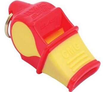 Fox 40 Sonik Blast CMG Whistle, Red/Yellow
