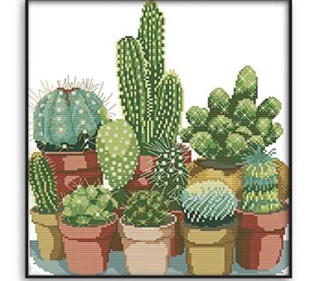 HUKI Stamped Cross Stitch Kits for Adults 11CT Counted Cross Stitch Kits for Beginners Emb