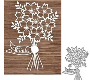 SunnyKids Flower Decoration Metal Cutting Die Cuts, Flower Decoration Stencils DIY Crafts