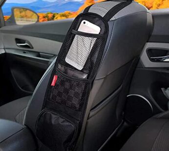 Luckybay Car Seat Side Organizer, Auto Seat Storage Hanging Bag, Phones, Drink, Stuff Hold