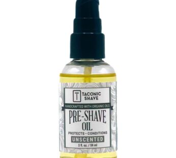 Taconic Shave Premium Natural Pre-Shave Oil (2 oz.) ? Unscented ? Protects Against Irritat