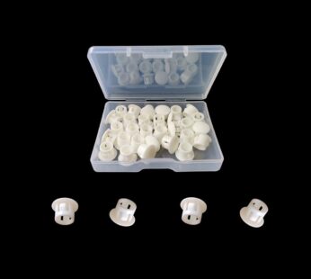 30 Pcs White Hole Plugs 8mm (5/16″) White Plastic Hole Plugs White Plastic Plugs for Holes