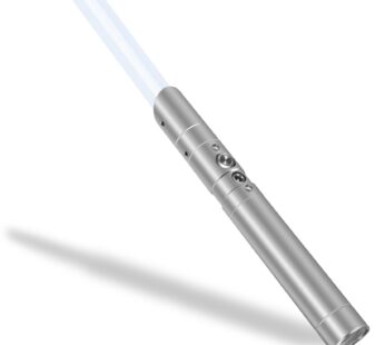 YOFOTHS Lightsaber Rechargeable 7 RGB Color Metal Hilt Dueling LED 38inch Light Saber for