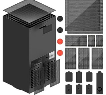 FYOUNG Dust Filter, PVC Cover Compatible with Xbox Series X Console Top and Back Protectio
