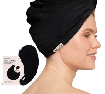 Kitsch Microfiber Hair Towel Wrap for Women – Quick Dry Towel | Microfiber Towel for Hair