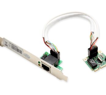 Syba Gigabit Ethernet Mini PCI Express PCI-E Network Controller Card 10/100/1000Mbps RJ45