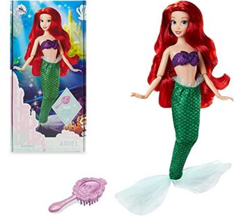 Disney Store Official Princess Ariel Classic Doll for Kids, The Little Mermaid, 11 Inches,