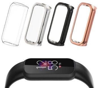 Hianjoo 4-PCS Screen Protectors Compatible with Fit Bit Luxe, Soft TPU Full Protective Sma