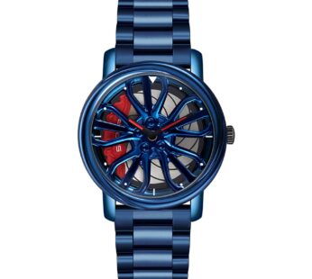 GORBEN Mens Wrist Watch Creative 3D Car Wheel Rotating Watch Fashion Quartz Men’s Watch St