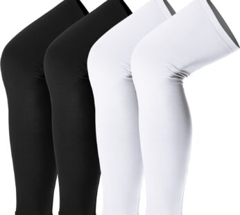 Leg Sleeves Compression Long Knee Sleeve UV Protection for Men Women Sport Basketball Foot