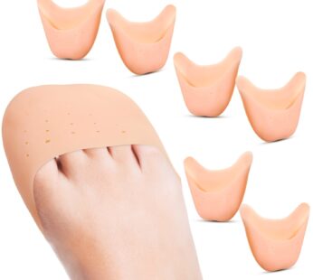 6 Pcs Toe Covers Toe Protectors for Women Silicone Toe Pouches Gel Pads Pointe Shoes Prote