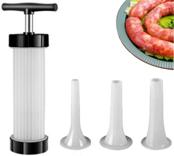 Sausage Stuffer – Homemade Manual Sausage Maker, Fast Meat Filling Machine, Food Grade Kit