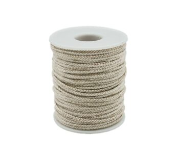 260 Foot Candle Wick, 24 PLY Braided Candle Wick Spool, Cotton & Paper Interwoven Core, Ca