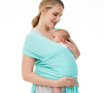 Momcozy Baby Wrap Carrier, Ergonomic Infant Slings for Newborn to Toddler 8-35 lbs, Adjust