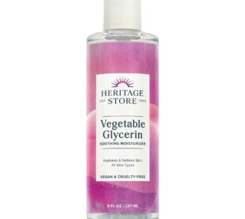 HERITAGE STORE Vegetable Glycerin, Organic | Non-Oil Moisturizer For Face & Body Care, Hai