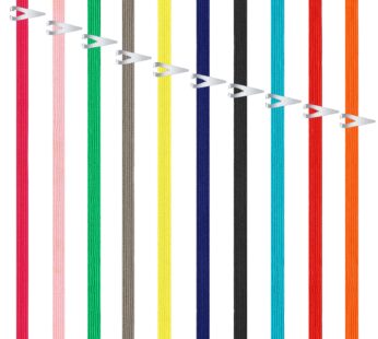 20 Pcs Elastic Bookmarks Stainless Steel Book Darts Fabric Multicolor Book Marks Dart Shap