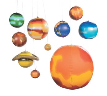 Fun Express Inflatable Planets Solar System Set – VBS Vacation Bible School Supplies/Decor